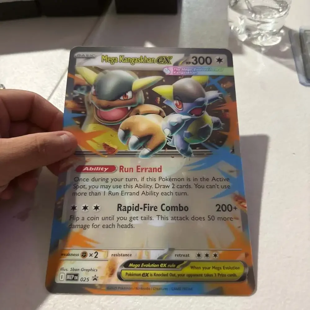 Mega Kangaskhan EX Jumbo Oversized Pokémon Card - 300 HP